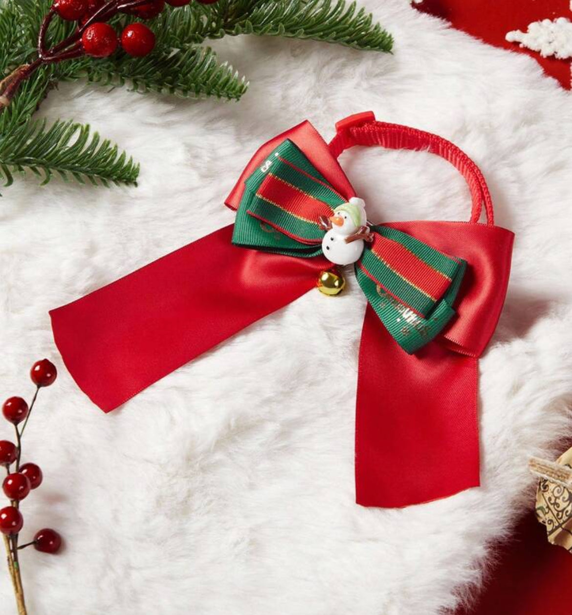 Nœud papillon Bonhomme de neige